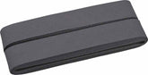 5 Meter Baumwoll-Schrägband 40/20 - weiß/grau/schwarz
